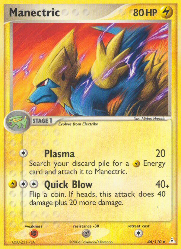 Manectric (46/110) [EX: Holon Phantoms] | Exor Games New Glasgow