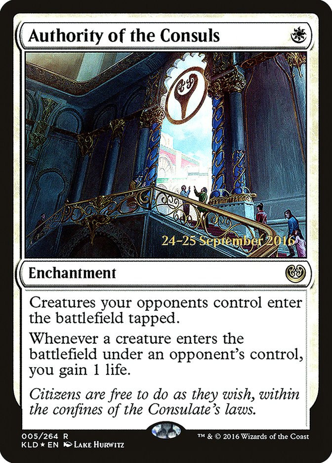 Authority of the Consuls  [Kaladesh Prerelease Promos] | Exor Games New Glasgow