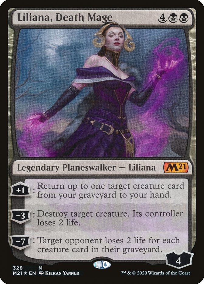 Liliana, Death Mage [Core Set 2021] | Exor Games New Glasgow