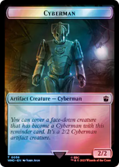 Alien // Cyberman Double-Sided Token (Surge Foil) [Doctor Who Tokens] | Exor Games New Glasgow