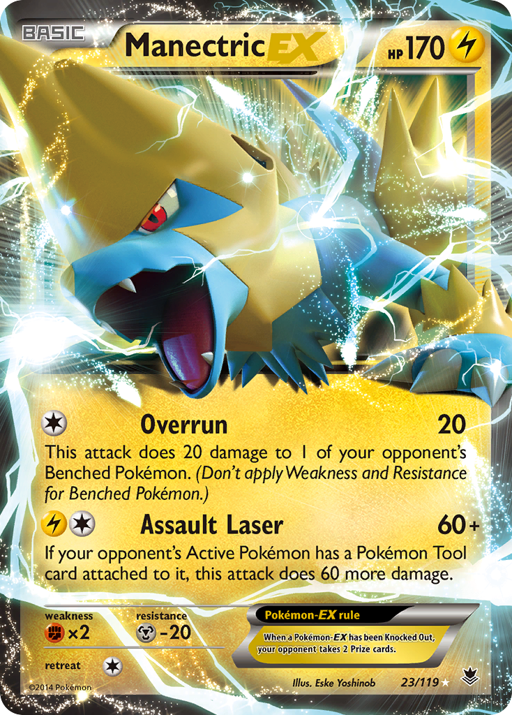 Manectric EX (23/119) [XY: Phantom Forces] | Exor Games New Glasgow