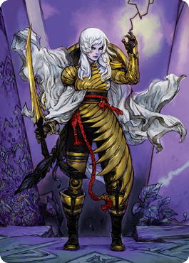 The Wandering Emperor 1 Art Card [Kamigawa: Neon Dynasty Art Series] | Exor Games New Glasgow