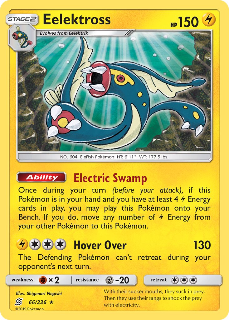 Eelektross (66/236) (Theme Deck Exclusive) [Sun & Moon: Unified Minds] | Exor Games New Glasgow