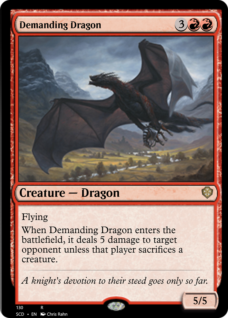 Demanding Dragon [Starter Commander Decks] | Exor Games New Glasgow