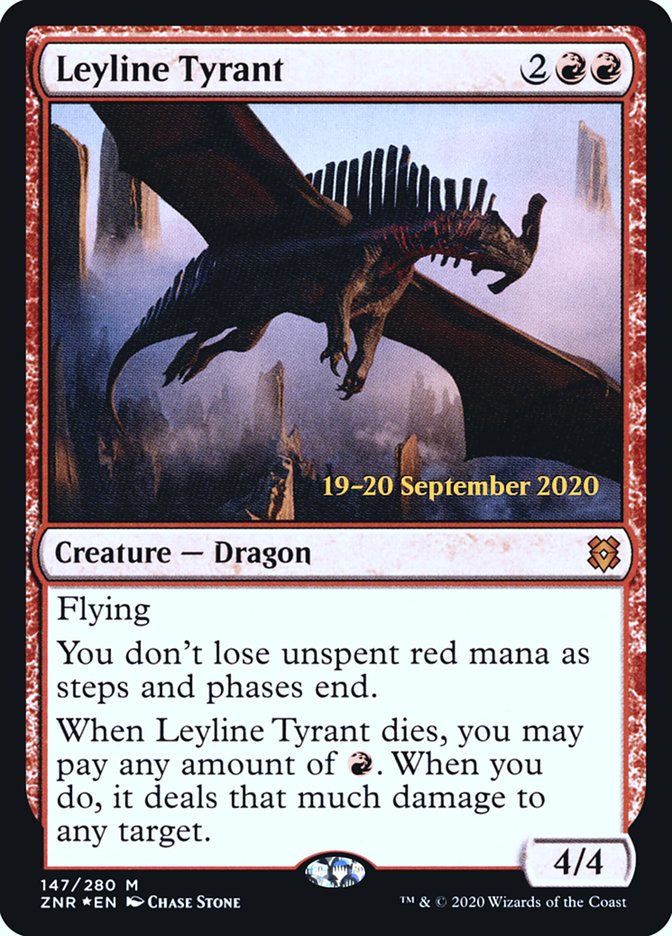 Leyline Tyrant  [Zendikar Rising Prerelease Promos] | Exor Games New Glasgow