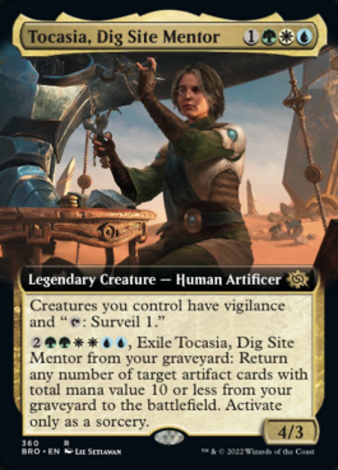 Tocasia, Dig Site Mentor (Extended Art) [The Brothers' War] | Exor Games New Glasgow