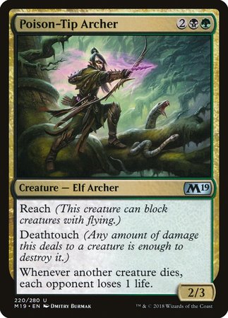 Poison-Tip Archer [Core Set 2019] | Exor Games New Glasgow