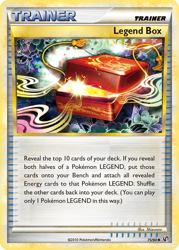 Legend Box (75/90) [HeartGold & SoulSilver: Undaunted] | Exor Games New Glasgow