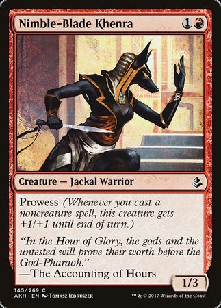 Nimble-Blade Khenra [Amonkhet] | Exor Games New Glasgow