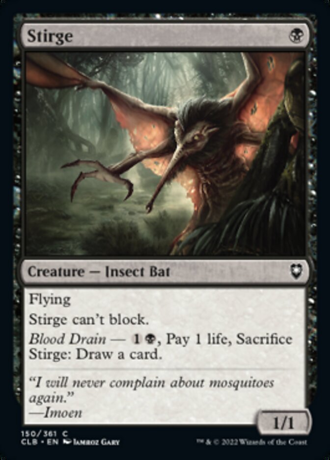 Stirge [Commander Legends: Battle for Baldur's Gate] | Exor Games New Glasgow