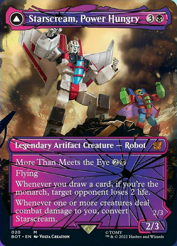 Starscream, Power Hungry // Starscream, Seeker Leader (Shattered Glass) [Universes Beyond: Transformers] | Exor Games New Glasgow