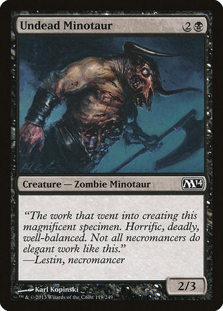 Undead Minotaur [Magic 2014] | Exor Games New Glasgow