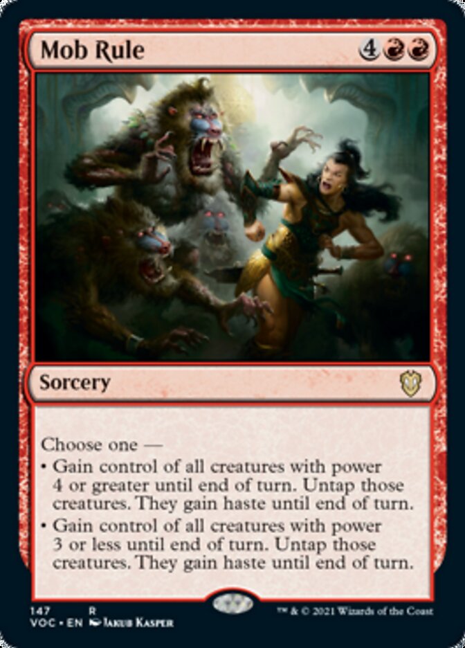 Mob Rule [Innistrad: Crimson Vow Commander] | Exor Games New Glasgow