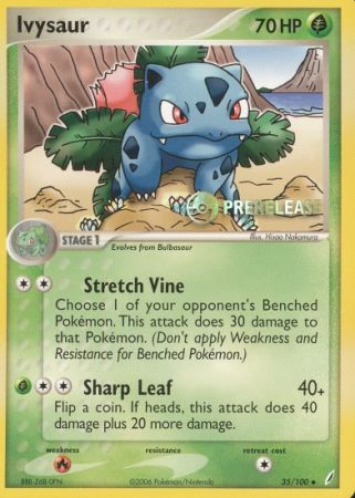 Ivysaur (35/100) (Prerelease Promo) [Nintendo: Black Star Promos] | Exor Games New Glasgow