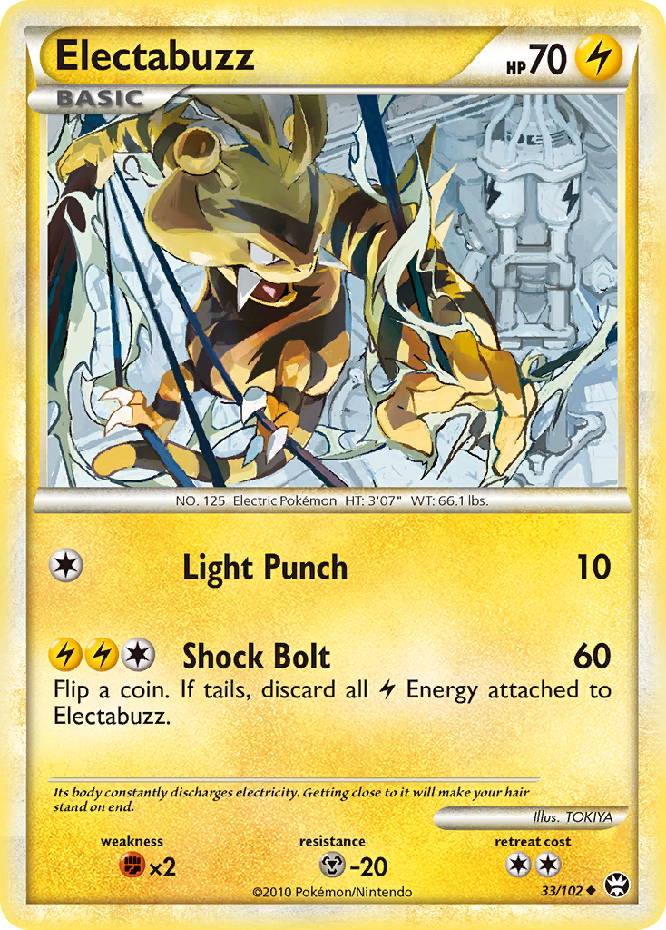 Electabuzz (33/102) [HeartGold & SoulSilver: Triumphant] | Exor Games New Glasgow