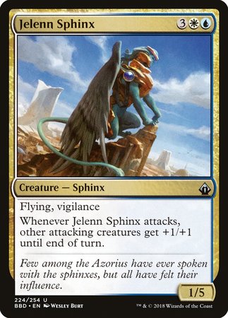 Jelenn Sphinx [Battlebond] | Exor Games New Glasgow