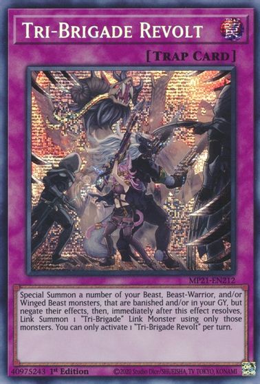 Tri-Brigade Revolt [MP21-EN212] Prismatic Secret Rare | Exor Games New Glasgow