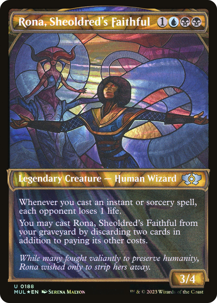 Rona, Sheoldred's Faithful (Halo Foil) [Multiverse Legends] | Exor Games New Glasgow