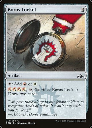 Boros Locket [Guilds of Ravnica] | Exor Games New Glasgow