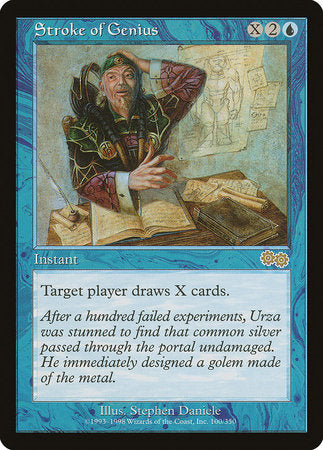 Stroke of Genius [Urza's Saga] | Exor Games New Glasgow