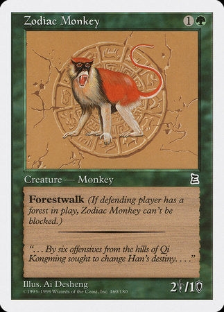 Zodiac Monkey [Portal Three Kingdoms] | Exor Games New Glasgow