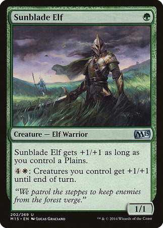 Sunblade Elf [Magic 2015] | Exor Games New Glasgow