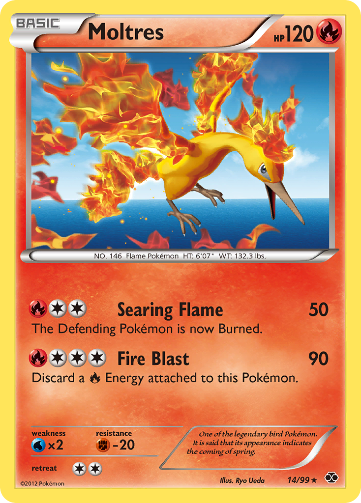 Moltres (14/99) [Black & White: Next Destinies] | Exor Games New Glasgow