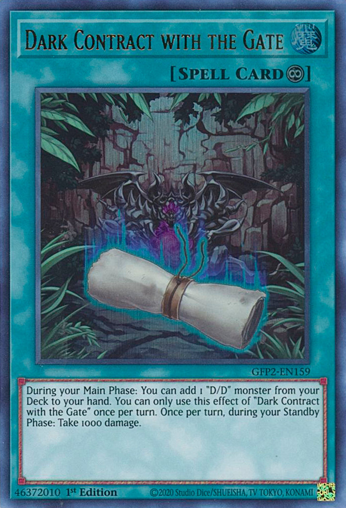 Dark Contract with the Gate [GFP2-EN159] Ultra Rare | Exor Games New Glasgow