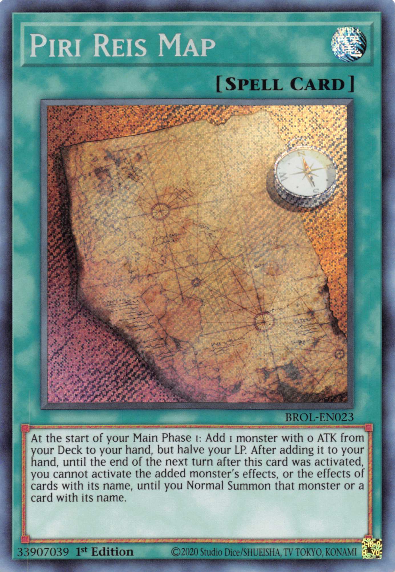 Piri Reis Map [BROL-EN023] Secret Rare | Exor Games New Glasgow