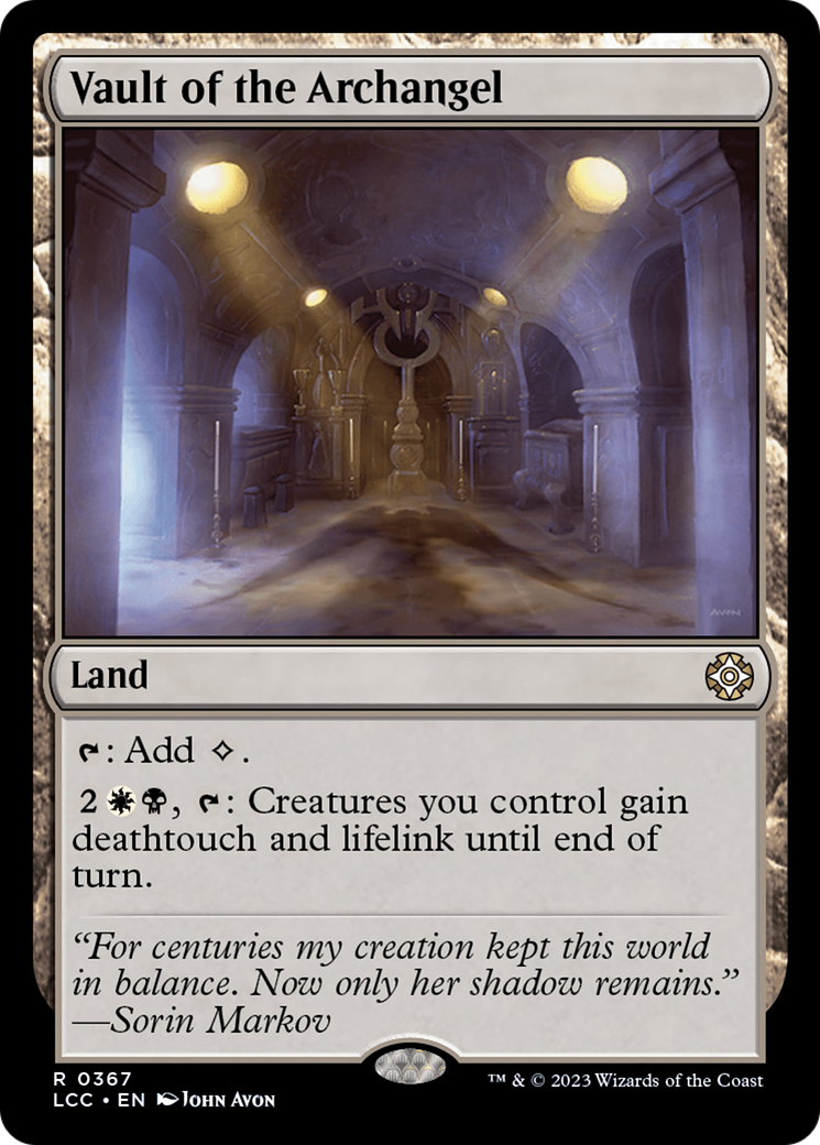 Vault of the Archangel [The Lost Caverns of Ixalan Commander] | Exor Games New Glasgow