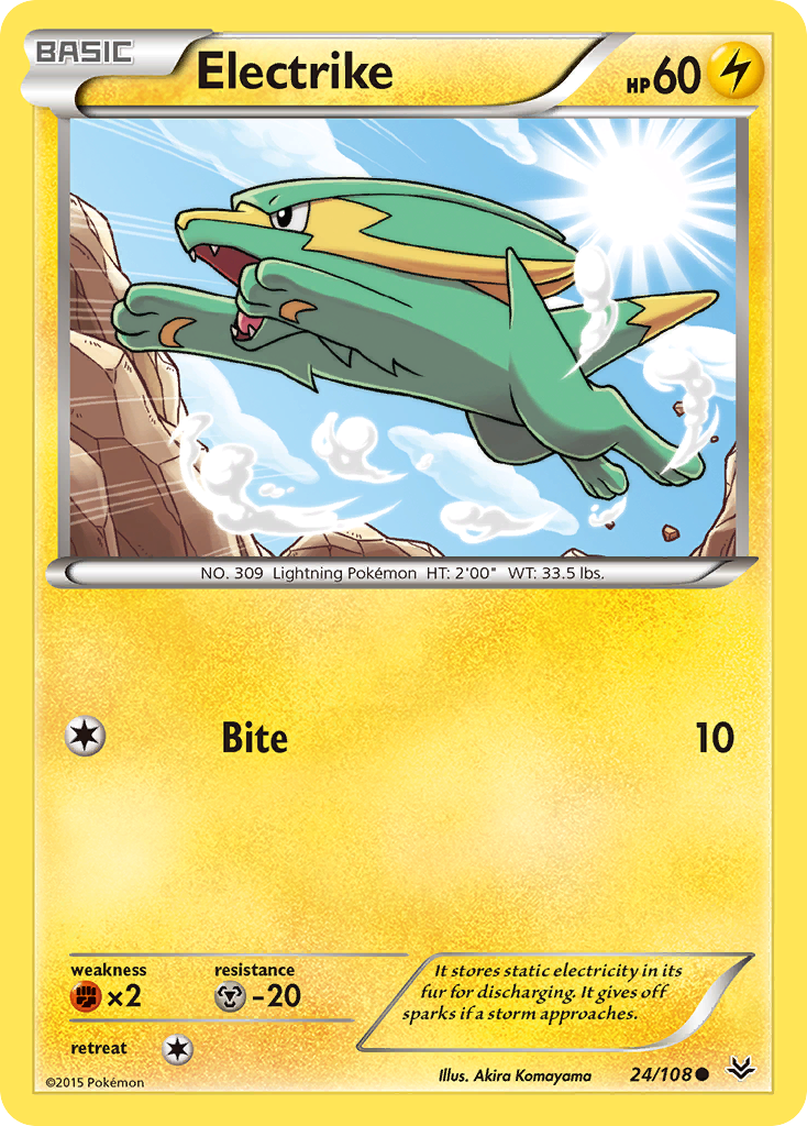 Electrike (24/108) [XY: Roaring Skies] | Exor Games New Glasgow