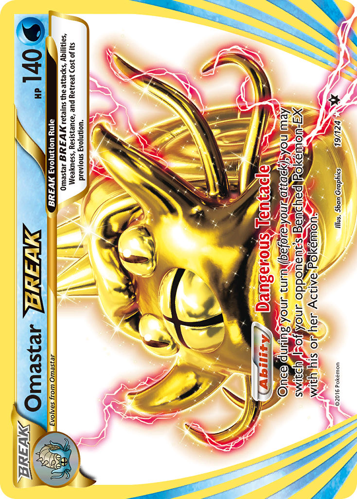 Omastar BREAK (19/124) [XY: Fates Collide] | Exor Games New Glasgow