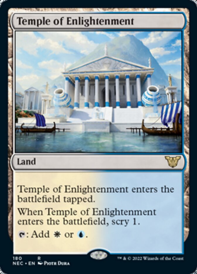 Temple of Enlightenment [Kamigawa: Neon Dynasty Commander] | Exor Games New Glasgow