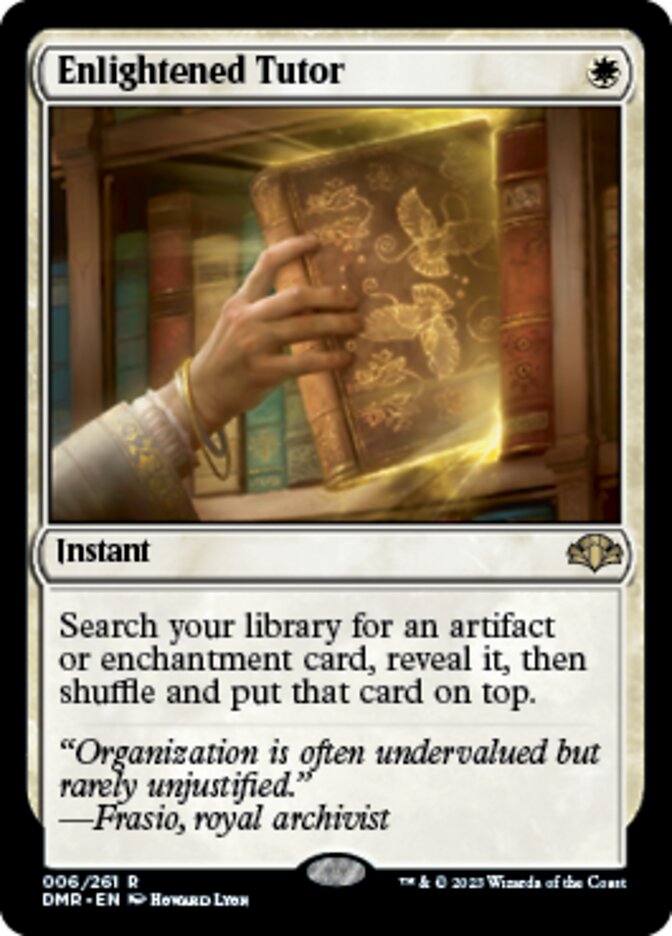 Enlightened Tutor [Dominaria Remastered] | Exor Games New Glasgow