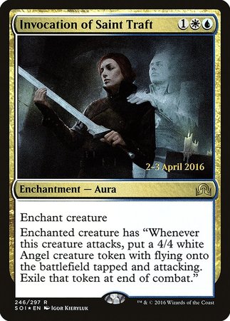 Invocation of Saint Traft [Shadows over Innistrad Promos] | Exor Games New Glasgow