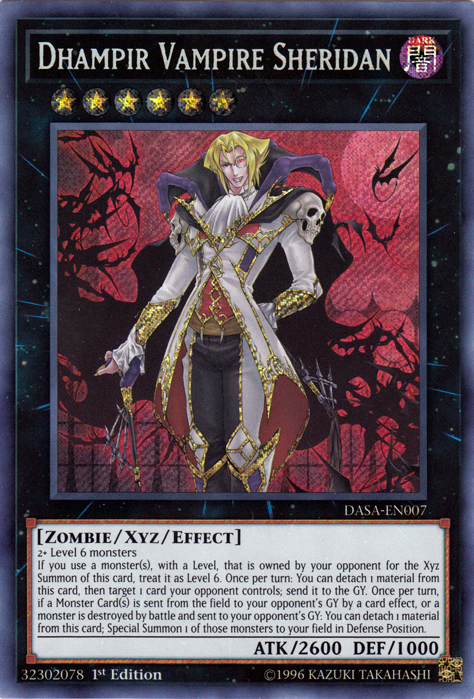 Dhampir Vampire Sheridan [DASA-EN007] Secret Rare | Exor Games New Glasgow