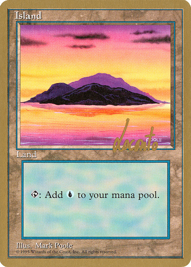 Island (ml368) (Michael Loconto) [Pro Tour Collector Set] | Exor Games New Glasgow