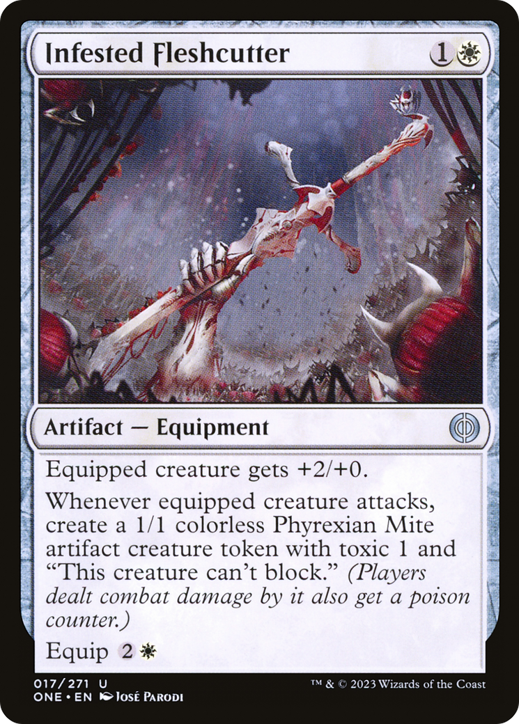 Infested Fleshcutter [Phyrexia: All Will Be One] | Exor Games New Glasgow
