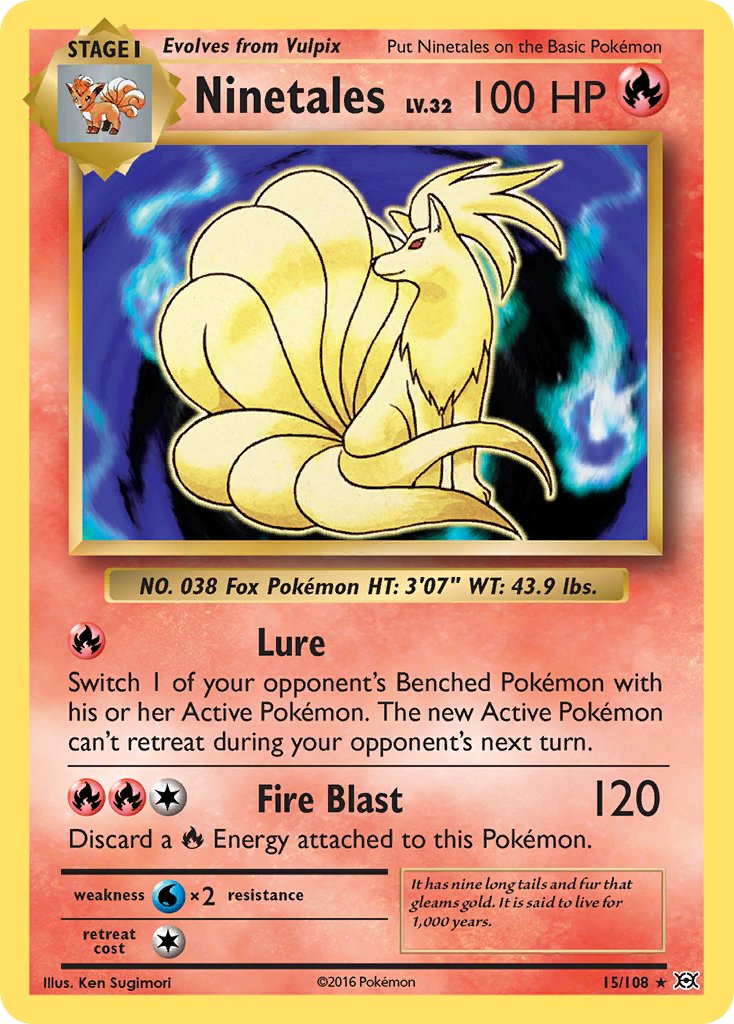 Ninetales (15/108) (Theme Deck Exclusive) [XY: Evolutions] | Exor Games New Glasgow
