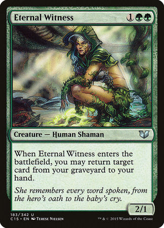 Eternal Witness [Commander 2015] | Exor Games New Glasgow