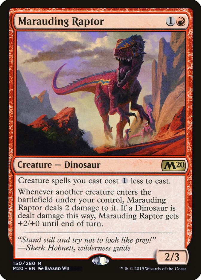 Marauding Raptor [Core Set 2020] | Exor Games New Glasgow