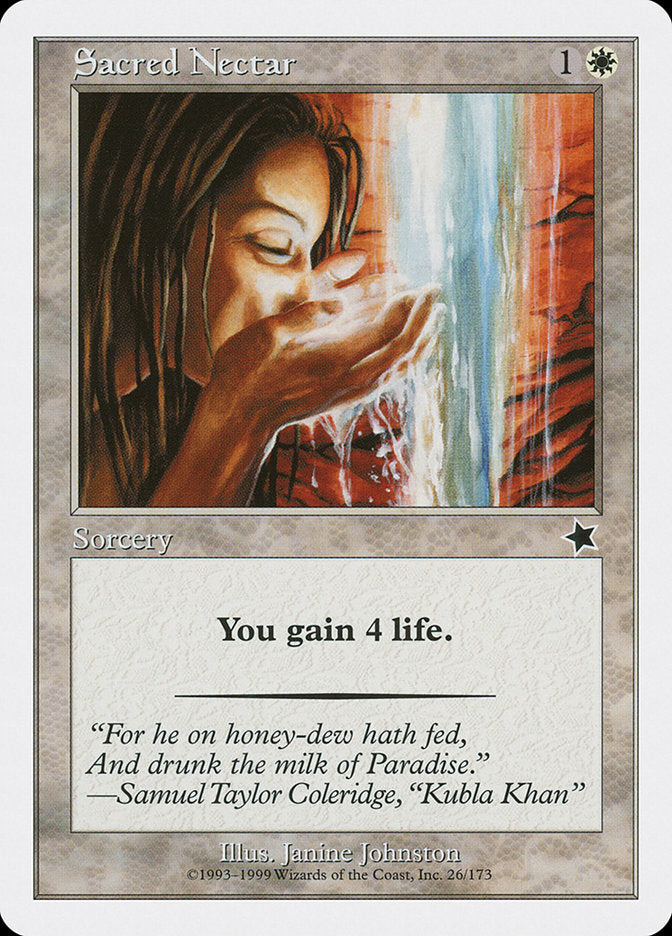 Sacred Nectar [Starter 1999] | Exor Games New Glasgow