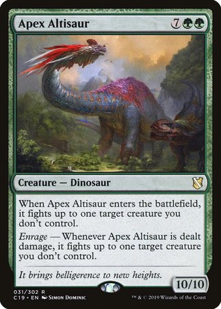 Apex Altisaur [Commander 2019] | Exor Games New Glasgow