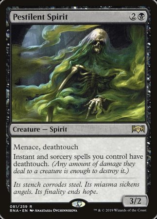 Pestilent Spirit [Ravnica Allegiance] | Exor Games New Glasgow