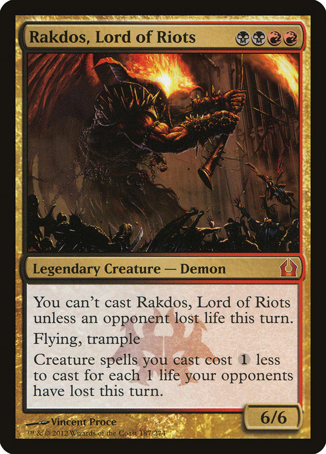 Rakdos, Lord of Riots [Return to Ravnica] | Exor Games New Glasgow