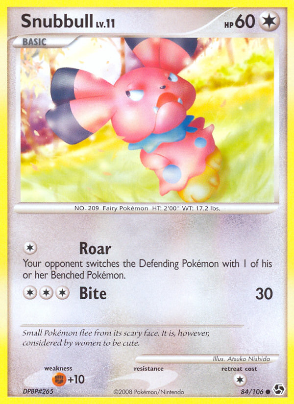 Snubbull (84/106) [Diamond & Pearl: Great Encounters] | Exor Games New Glasgow