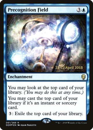 Precognition Field [Dominaria Promos] | Exor Games New Glasgow