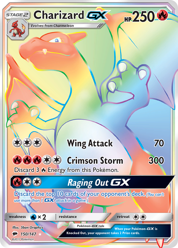 Charizard GX (150/147) [Sun & Moon: Burning Shadows] | Exor Games New Glasgow