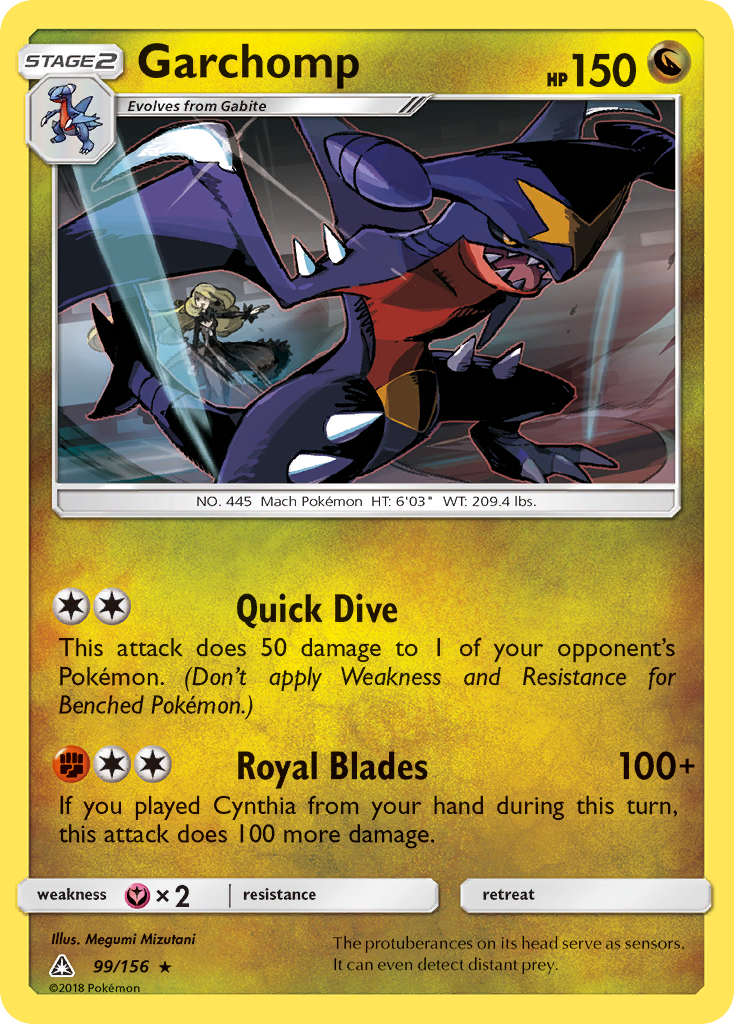 Garchomp (99/156) [Sun & Moon: Ultra Prism] | Exor Games New Glasgow