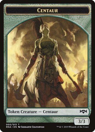 Centaur Token [Ravnica Allegiance Tokens] | Exor Games New Glasgow